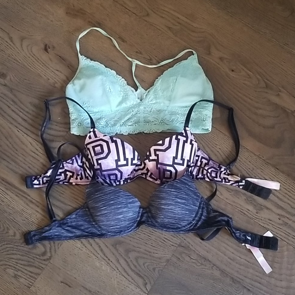 Lot of 3 bras